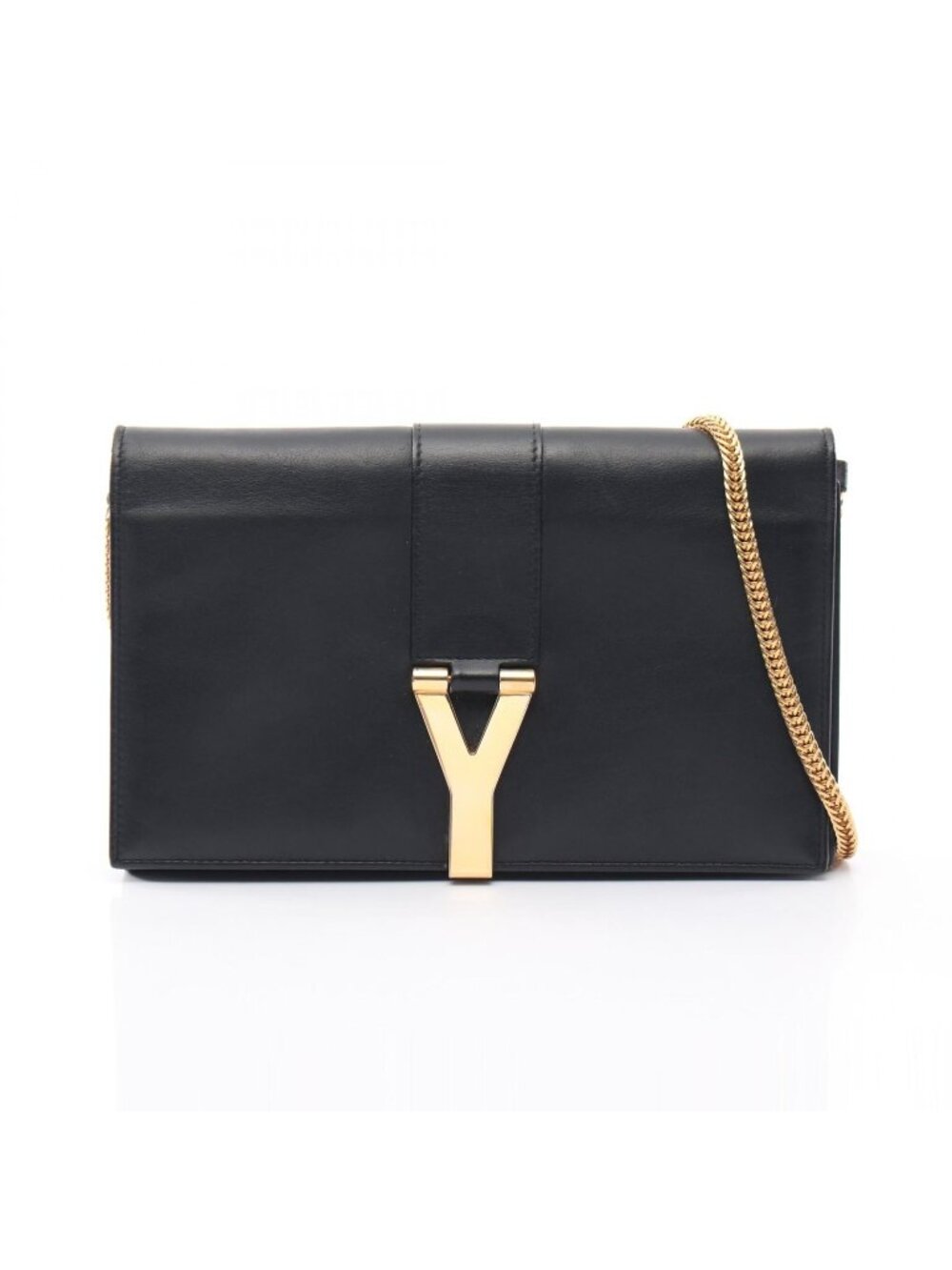 Saint Laurent Paris Shoulder Bag Classic Black Leather Chain Wallet